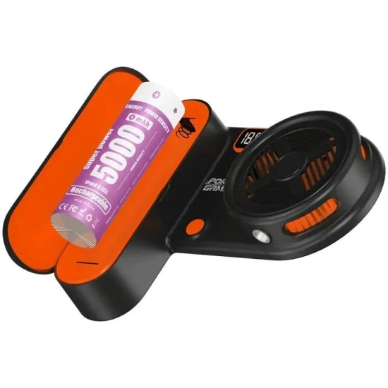 Porodo Gaming Arcticchill Magnetic Phone Cooler With Ultra-Quiet Fan - Black